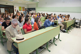 Asistentes a la graduación de alumnos del CIE-UMA el Día del Español. Centro Internacional de Español de la Universidad de Málaga. Junio de 2016
