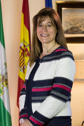 Retrato de Encarnación Cañadas Molina, Vicedecana de Estudiantes, Asuntos Económicos e Igualdad de la Facultad de Económicas. Facultad de Ciencias Económicas y Empresariales. Marzo de 2016