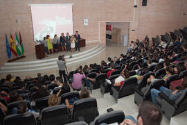 Presentación de spots en el 3º Campus Audiovisual de la Universidad de Málaga: Creatividad Publicitaria. Facultad de Ciencias de la Comunicación. Octubre de 2009