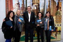 Inauguración de la exposición de Lorenzo Saval. Rectorado. Enero de 2008