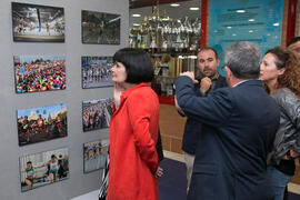 Inauguración de la exposición "Málaga en el Objetivo". Complejo Polideportivo Universitario. Mayo de 2019