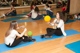 Actividades deportivas. Jornada de Puertas Abiertas de la Universidad de Málaga. Complejo Polideportivo Universitario. Abril de 2016