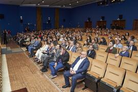 Asistentes a la toma de posesión de nuevos catedráticos y profesores titulares de la Universidad de Málaga. Paraninfo. Noviembre de 2023