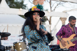Concierto de Julia Martín. Festival solidario en los Baños del Carmen. Cursos de Verano de la Universidad de Málaga. Málaga. Julio de 2019
