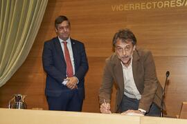 Toma de posesión de Eduardo Retamero Frías como nuevo Coordinador de Procesos de Estudiantes de la Universidad de Málaga. Edificio del Rectorado. Abril de 2024