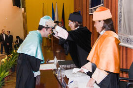 Investidura de nuevos doctores por la Universidad de Málaga. Paraninfo. Diciembre de 2009