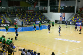 Partido Universidad de Málaga - Universidad de Rzeszow. Categoría masculina. Campeonato Europeo Universitario de Balonmano. Antequera. Julio de 2017