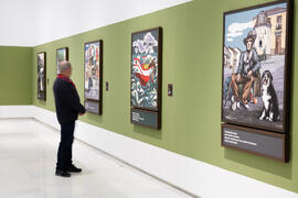 Exposición "Aguatintas por Seguiriyas", de Eugenio Chicano. Palacio Episcopal de Málaga. Enero de 2019