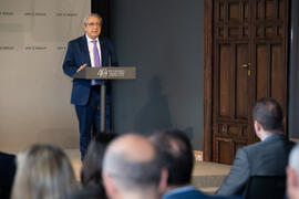 Intervención de D. José Ángel Narváez Bueno en su toma de posesión como Rector de la Universidad de Málaga. Palacio de San Telmo, Sevilla. Enero de 2020