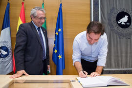 Toma de Posesión de David Cantón Cortés como nuevo profesor titular del Departamento de Psicología Evolutiva y de la Educación de la Universidad de Málaga. Edificio del Rectorado. Febrero de 2018