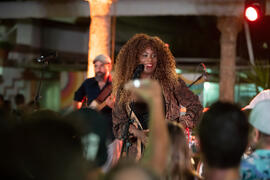 Concierto de Free Soul Band. Festival solidario en los Baños del Carmen. Cursos de Verano de la Universidad de Málaga. Málaga. Julio de 2019
