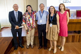 Foto de grupo. VI Jornadas Nacionales y I Jornada Internacional JIDERE 2015. Facultad de Ciencias Económicas y Empresariales. Julio de 2015