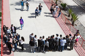 Jornada de Puertas Abiertas de la Universidad de Málaga. Complejo Polideportivo Universitario. Abril de 2016