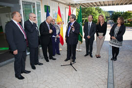 Inauguración de la Oficina de la Universidad de Sharjah, Emiratos Árabes. Jardín Botánico. Noviembre de 2015