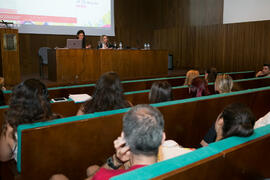 Conferencia de Pilar Casado "Radio, deporte y mujer" del curso "Información y Comunicación". Cursos de Verano de la Universidad de Málaga. Ronda. Julio de 2018