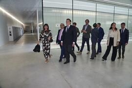 Visita a la nueva facultad de Psicología y Logopedia de la Universidad de Málaga tras su inauguración. Campus de Teatinos. Octubre de 2022