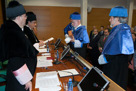 Investidura como Doctor "Honoris Causa" de Antonio Luque por la Facultad de Ciencias de la Universidad de Málaga. Edificio del Rectorado. Octubre de 2016