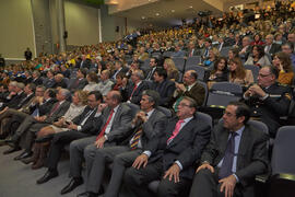 Asistentes al Acto Conmemorativo de los 40 años de la Universidad de Málaga. Escuela Técnica Superior de Ingeniería Informática. Diciembre de 2012