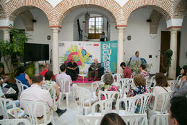 Encuentro con Manolo Sanlúcar. Cursos de Verano de la Universidad de Málaga. Vélez Málaga. Julio de 2018