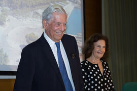 Mario Vargas Llosa. Curso "La ciudad como arquetipo. Literatura, historia y arte. Europa y América". Edificio del Rectorado. Septiembre de 2018