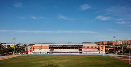 Complejo Polideportivo Universitario. Campus de Teatinos. Abril de 2021