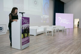 Ruth sarabia García. Inauguración del 7º Congreso Internacional de Actividad Física Deportiva para Mayores. Escuela Técnica Superior de Ingeniería de Telecomunicaciones y de Informática. Noviembre de 2017