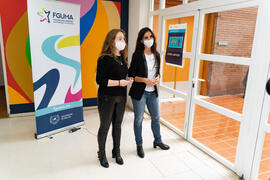 Zúa Méndez y Teresa Lozano. "Dialogando" con Towanda Rebels. Facultad de Derecho. Octubre de 2020