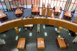 Biblioteca General de la Universidad de Málaga. Campus de Teatinos. Abril de 2013
