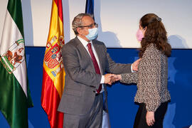 Toma de posesión de María Moreno Oliva como nueva profesora titular del Área de Química Física de la Universidad de Málaga. Paraninfo. Diciembre de 2021