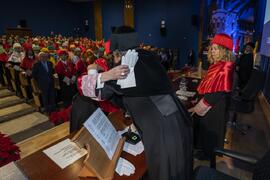 Investidura de Emilia Casas Baamonde como Doctora "Honoris Causa" por la Facultad de Derecho de la Universidad de Málaga. Paraninfo. Noviembre de 2022