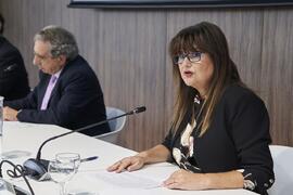 Intervención de María Isabel Hombrados. Inauguración la nueva Facultad de Psicología y Logopedia de la Universidad de Málaga. Campus de Teatinos. Octubre de 2022
