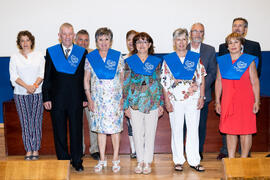 Graduación del curso del Aula de Mayores de la Universidad de Málaga. Paraninfo. Junio de 2019