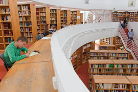 Biblioteca de Derecho "Alejandro Rodríguez Carrión". Campus de Teatinos. Octubre de 2012