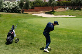 Jugador de la Universidad de Málaga. Campeonato Europeo de Golf Universitario. Antequera. Junio de 2019