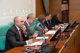 Inauguración de la reunión de la Conferencia de Decanos de Economía y Empresa. Edificio del Rectorado. Noviembre de 2014