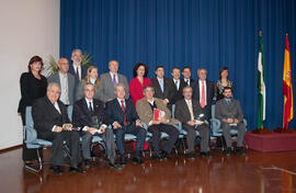 Entrega de distinciones por el Día de Andalucía. Escuela Técnica Superior de Ingeniería Informática. Febrero de 2007