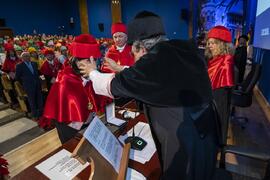 Investidura de Emilia Casas Baamonde como Doctora "Honoris Causa" por la Facultad de Derecho de la Universidad de Málaga. Paraninfo. Noviembre de 2022