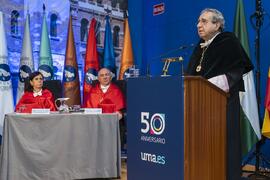 Discurso de José Ángel Narváez. Investidura de Emilia Casas Baamonde como Doctora "Honoris Causa" por la Facultad de Derecho de la Universidad de Málaga. Paraninfo. Noviembre de 2022