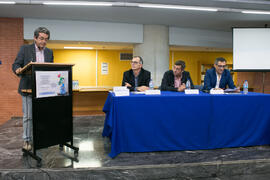 Intervención de José Antonio Mesa Toré. Homenaje a Pablo García Baena y Antonio Garrido. Biblioteca General. Octubre de 2018