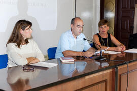 Intervención de Salvador Peláez. Graduación de los alumnos del CIE de la Universidad de Málaga. Centro Internacional de Español. Septiembre de 2014