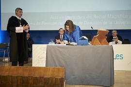Toma de posesión de Rocío Ponce Ortiz como nueva Vicerrectora de Doctorado y Posgrado de la Universidad de Málaga. Paraninfo. Marzo de 2024