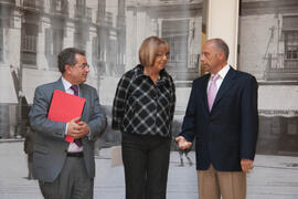 Inauguración de la exposición "Málaga, una visión panorámica". Rectorado. Diciembre de 2007