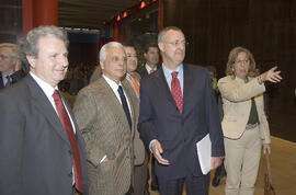 Visita del ministro Jesús Caldera. 2º Congreso Internacional de Actividad Físico-Deportiva para Mayores de la Universidad de Málaga. Palacio de Ferias y Congresos de Málaga. Marzo de 2007