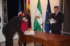 Toma de posesión del personal docente e investigador de la Universidad de Málaga. Rectorado. Noviembre de 2012