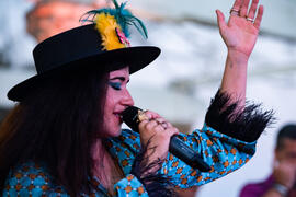 Concierto de Julia Martín. Festival solidario en los Baños del Carmen. Cursos de Verano de la Universidad de Málaga. Málaga. Julio de 2019