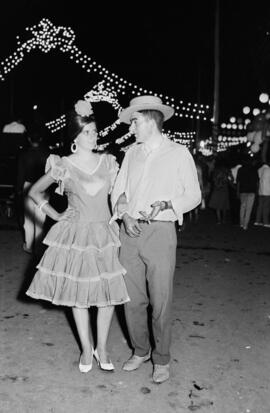 Feria de Málaga. Parque de Málaga. Agosto de 1963