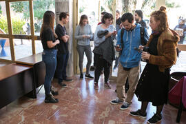 Momentos previos a la inauguración del curso 2018-2019 de la Escuela Técnica Superior de Arquitectura de la Universidad de Málaga. Paraninfo. Octubre de 2018