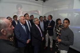 Visita a la nueva facultad de Psicología y Logopedia de la Universidad de Málaga tras su inauguración. Campus de Teatinos. Octubre de 2022