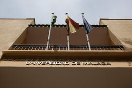 Fachada del Centro Internacional de Español. Málaga. Junio de 2014
