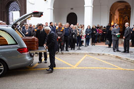 Entierro de Eugenio Chicano. Cementerio de Vélez-Málaga. Noviembre de 2019